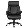 Big & Tall 400lb PU Leather Massage Office Chair-Black