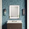Frameless Rectangular LED Light Bathroom Vanity Mirror - 24*32