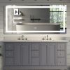 Frameless Rectangular LED Light Bathroom Vanity Mirror - 60*28