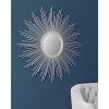 Sunburst Wall Decor Mirror 29.5"D - as Pic