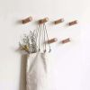 Wood Wall hooks, 3 Size Towel & Coat Hooks - Pine