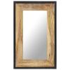 Mirror 31.5"x19.7" Solid Mango Wood - Brown