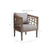[Only support Drop Shipping Buyer] Crackle Accent Chair - as Pic