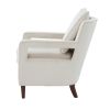 Alina Sea Oat Velvet Accent Arm Chair - as Pic