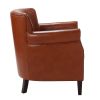 Hadley Caramel Club Chair - as Pic