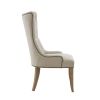 Button Tufted Captain Accent Chair - as Pic