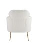 ACME Connock Accent Chair, White Faux Sherpa AC00124 - as Pic