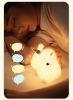 Cute Silicone LED Night Light Unicorn Deer For Kids USB Rechargeable Animal Dinosaur Bedroom Decor Touch Night Lamp For Gifts - unicorn