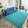 5.3x7.5 Feet Area Rug for Living Room Bedroom Balcony Non-slip Mat Floor Carpet for Indoor Home Decorative Light Blue - as Pic