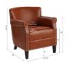 Hadley Caramel Club Chair - as Pic