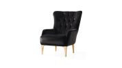 Lust Modern Style Chair in Black - as Pic