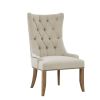 Button Tufted Captain Accent Chair - as Pic