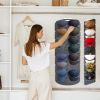 Hanging Hat Organizers For Baseball Cap Felt Storage Holders For Bedroom Closet Space Saving Wall Door Felt Storage Rack - B