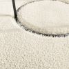 Washable Rug Soft Shaggy Cream 63"x90.6" Anti Slip - Cream