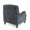 Butner Tufted Arm Chair - Navy - as Pic