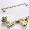 3-piece stainless steel bathroom towel rack set wall-mounted-gold - Default