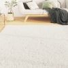 Washable Rug Soft Shaggy Cream 63"x90.6" Anti Slip - Cream