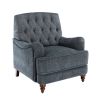 Butner Tufted Arm Chair - Navy - as Pic