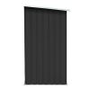 Garden Log Storage Shed Galvanized Steel 64.2"x32.7"x60.6" Anthracite - Anthracite