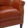 Hadley Caramel Club Chair - as Pic