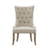Button Tufted Captain Accent Chair - as Pic