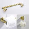 3-piece stainless steel bathroom towel rack set wall-mounted-gold - Default